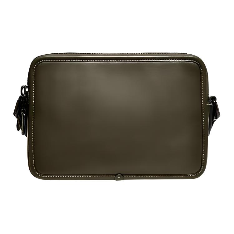 Coach Charter 24 Four Slot Double Zipper Closure With Internal Zipper Pocket Leather Shoulder Crossbody Bag Medium Men bags Olive-Green CC078-ARY