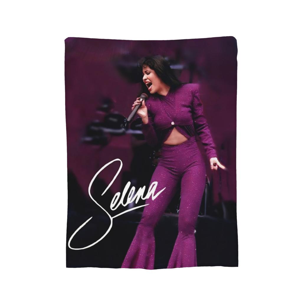 Coperta Selena Quintanilla Flanella Inverno Multifunzione Morbida Coperta da Lancio per Casa Viaggio Trapunta