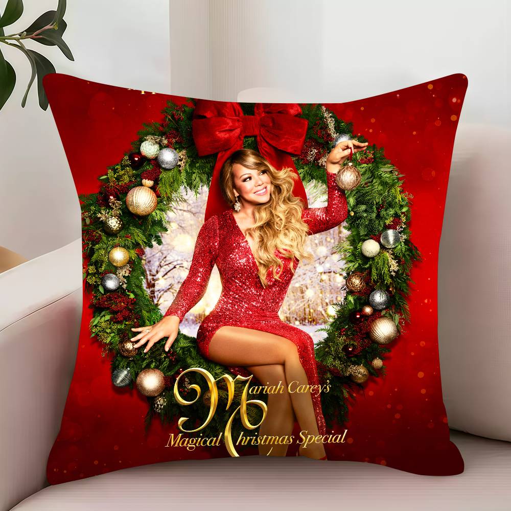 M-Mariah Carey Here for It All Pillow Case Decor Protective Covers Comfortable soft for Sofa Living Room Home office