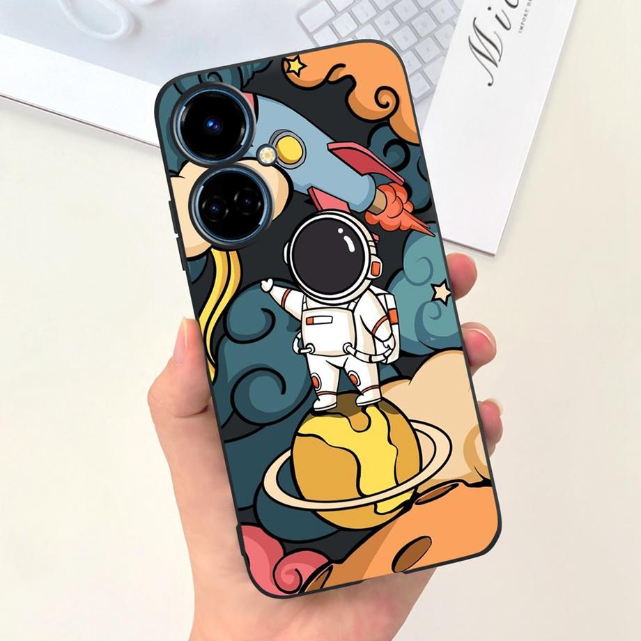 

For Tecno Camon 19 Neo Phone Case Camon 19 Pro 5G Housing 2024 New Fashion Soft TPU Coques For Camon19 19Neo Funda Moon Night Camon 19 Neo