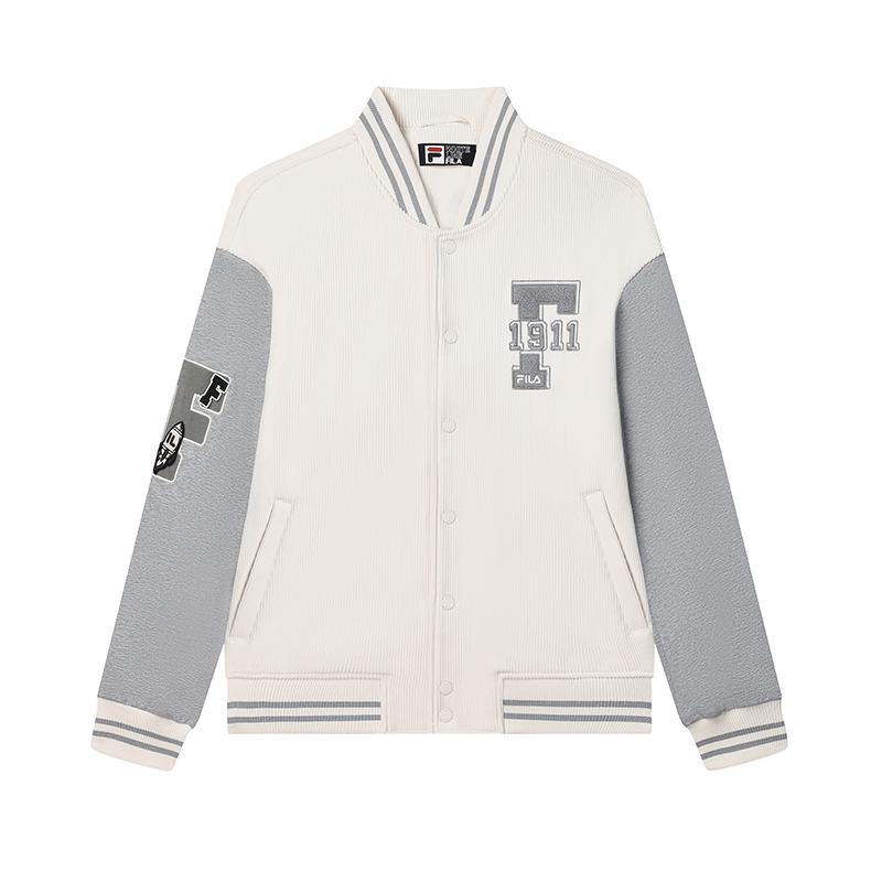 

New FILA Baseball Jacket Unisex Steam White F11U439503FIV 190/108A/XXXL