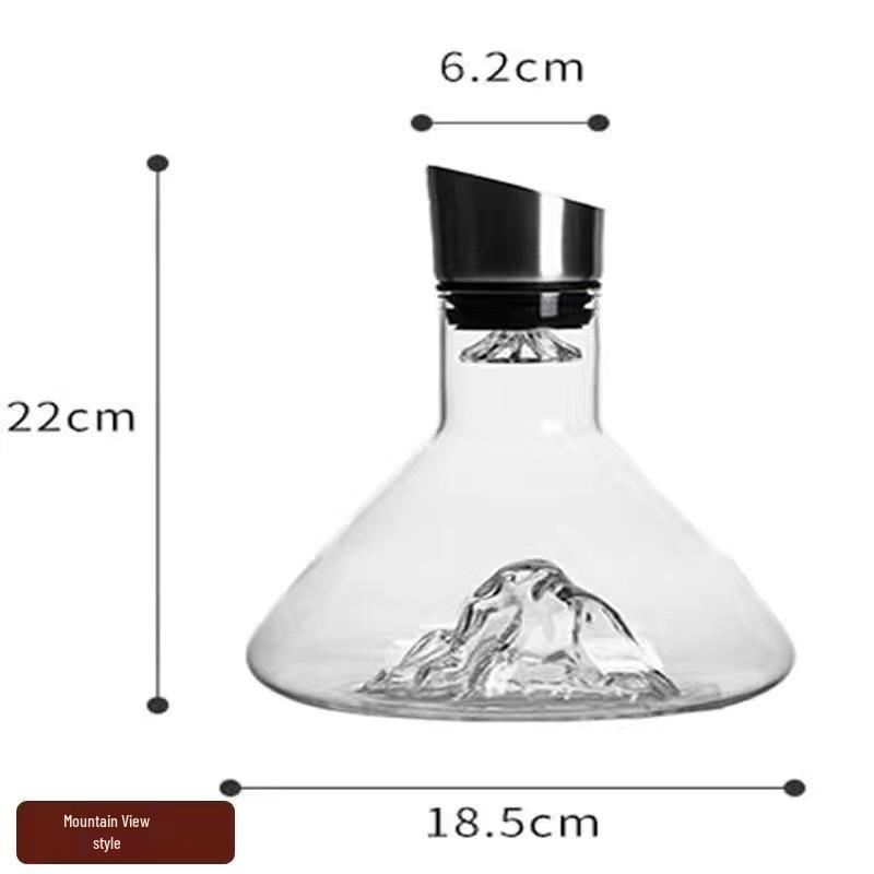 

Набор декантеров «Ледник»: Премиальный хрустальный аэратор для вина и хранение