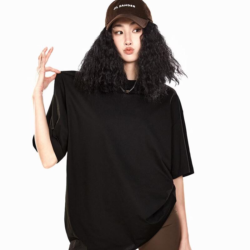 ICH MODE Women s Heavyweight 300g Cotton Short Sleeve T-Shirt XL