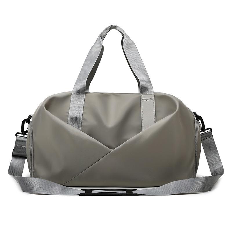 Large Capacity Wet/Dry Separation Crossbody Fitness Bag - Unisex Yoga, Gym, and Travel Tote