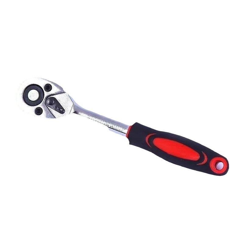 46-Piece Car & Motorcycle Socket Wrench Set for Auto Maintenance and Household Use