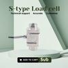 BENGBUZZYQ Column S-Type Load Cell 50kg~100t Tension Compression Sensor Stainless Steel IP66 Industrial Weight Sensor