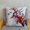 45*45 Classical Ink Landscape Printing Pattern Cushion Cover Home Living Room Sofa Decoration Square Pillow Case