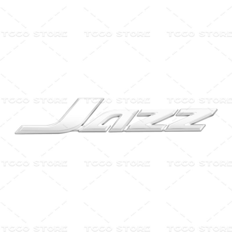 3D Metal Car Styling JAZZ Logo Car Fender Side Sticker Tail Badge Creative Decoration Rear Trunk Emblem Auto Accessories