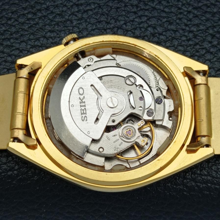 REFURBISHED VINTAGE SEIKO 5 AUTO 6309A JAPAN MENS ARABIC SILVER WATCH a425929-2 RL620a-a425929