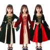 Halloween, costumes de palais rétro médiéval européen, costumes aristocratiques pour enfants, robes de princesse pour filles