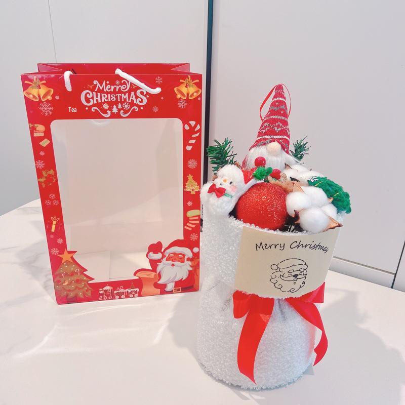 

Christmas Cartoon Plush Doll Bouquet - Gift for Teacher, Boyfriend, Girlfriend, Best Friend, or Child 18*35 cm