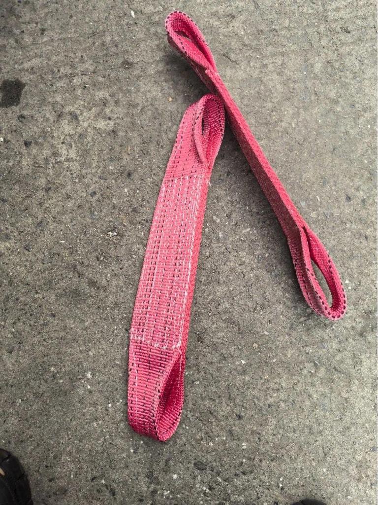 5-Ton Thickened Forklift Sling with Double-End Loop, Available in 0.6m, 0.8m, 1.1m Lengths.