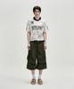 NOT4NERD Knee Tuck Parachute Cargo Bermuda Shorts - Khaki