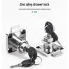 Zinc Alloy Cabinet & Drawer Cam Lock for Double Doors