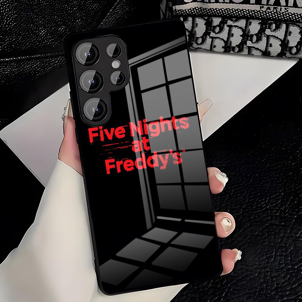 Fnaf Five-nights-At-Freddy Mobilskal För Samsung A25 A13 A33 5G A54 A36 A35 A56 A52 A14 Stötsäkert Glasfodral