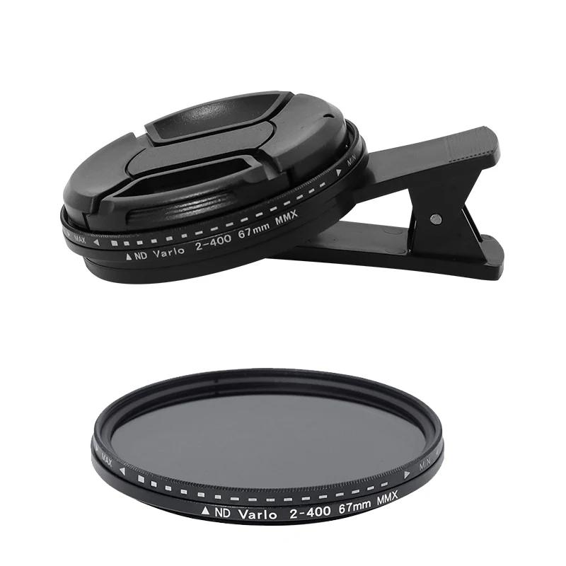 52mm 67mm Adjustable Variable Nd Lens Filter Light Reduction For Dslr Iphone Smartphone Photography Accessory