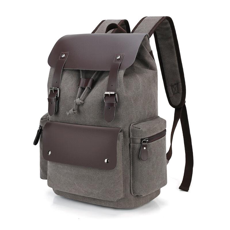 

KAMUANG Men s Vintage Canvas Backpack