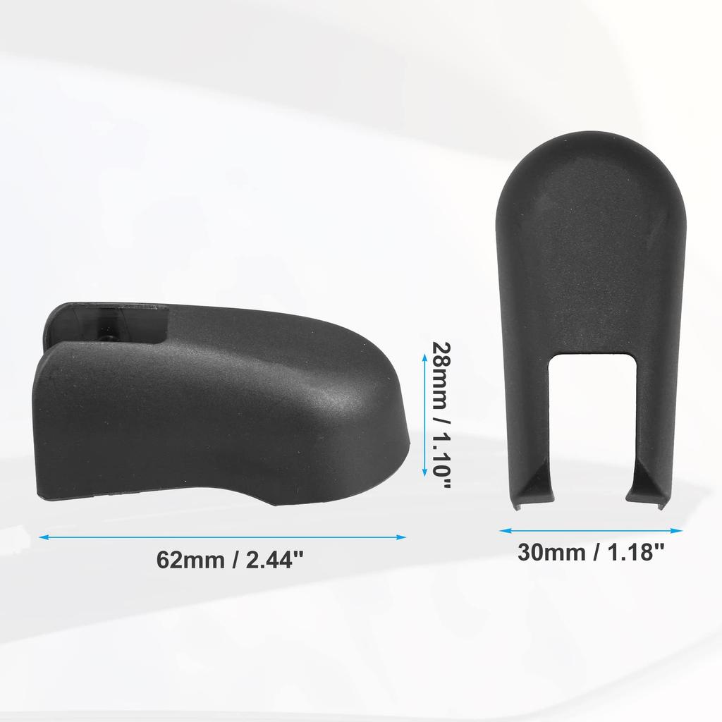 ACROPIX Rear Wiper Arm Nut Cover Cap for Hon da Black 1 Piece