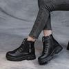 New Women's Velvet Martin Boots Warm Short Boots with Velvet Inner Anti Slip Flat Boots Women's Boots