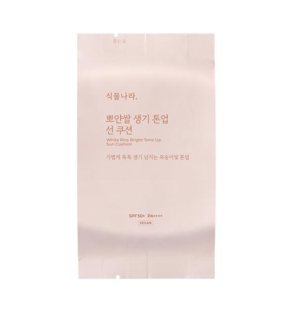 Shingmulnara White Rice Vitality Tone-up Sun Cushion (Choose 1 of 4)