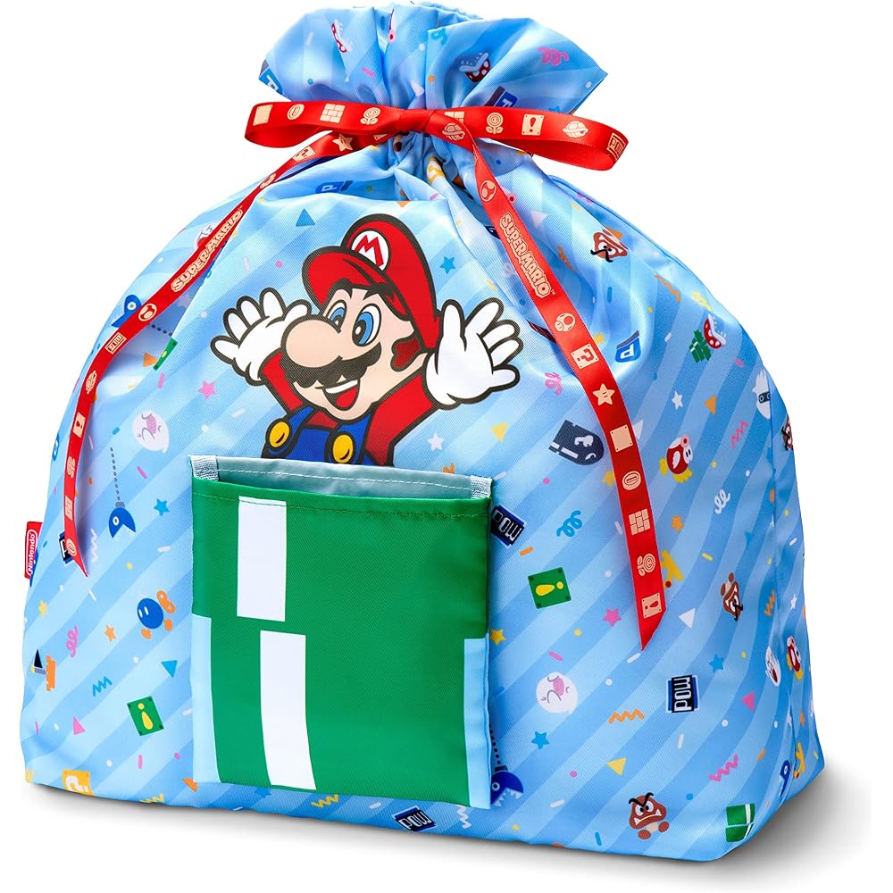 Super Mario Home & Party 2 Way Wrapping Bag M (Mario)