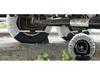 Grey 420D Oxford Cloth RV Tire Covers - 4-Piece Set for Sun Protection.