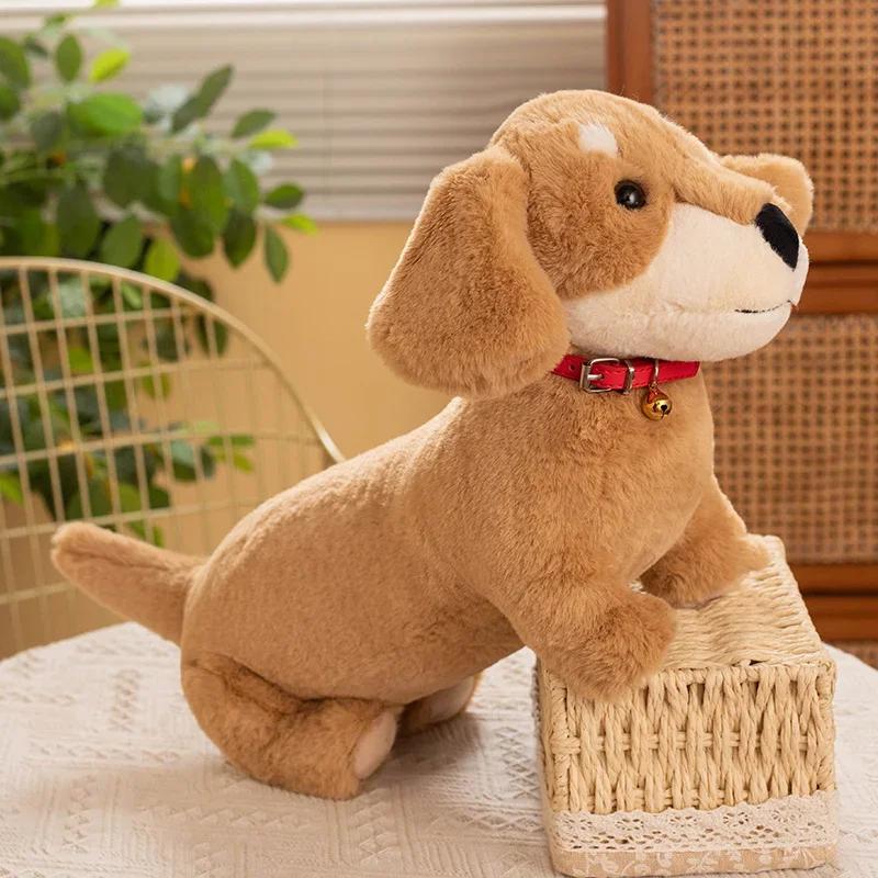8 Styles Cartoon Simulation Dog Dachshund Soft Plush Toys Stuffed Animals Doll Pet Puppy Baby Kids Children Gift Home Decor