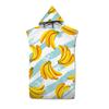 Fruit Kiwi Pomegranate Pattern Hooded Bath Towel Soft Microfiber Quick-Drying Beach Towel Adult Kid Outdoor Swimming Surf Poncho