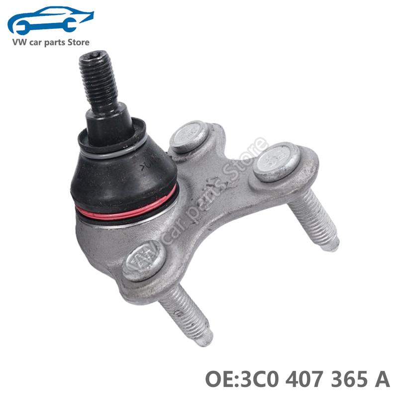 2PCS 1K0407365C 0407365B Suspension Control Arm Ball Joint For VW Golf MK6 GTI Tiguan Touran Passat CC Sciricco 1K0 407 366 C