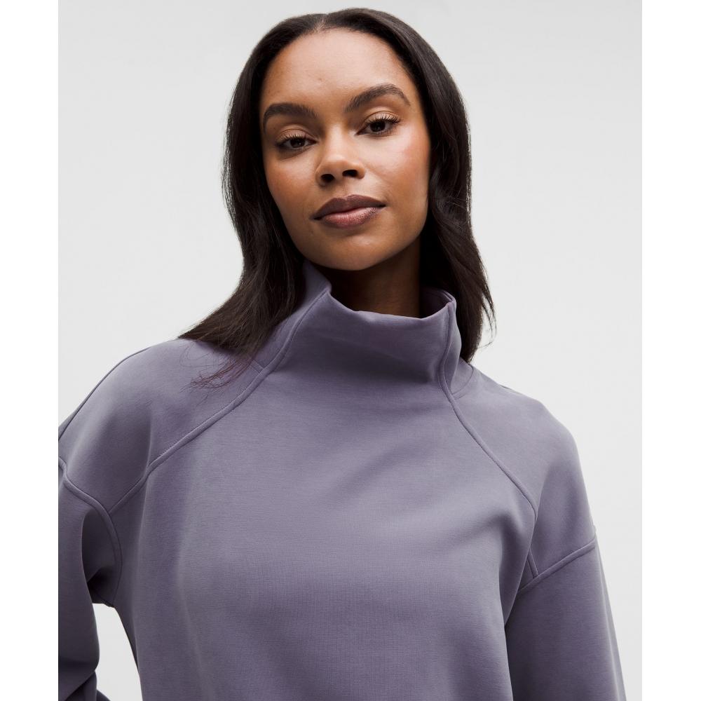 Lululemon Brushed Softstreme Funnel Neck Grape Mist