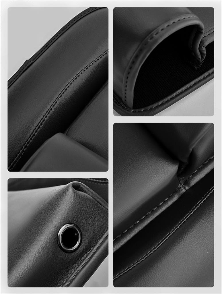 Seat Gap Storage Bag For Car Seat Gap Filler PU Leather Car Crevice Box