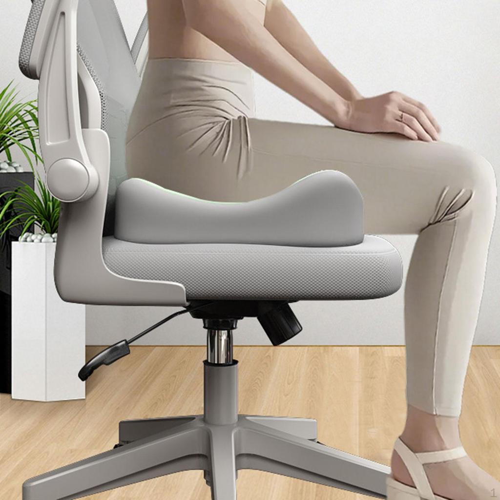Memory Foam Seat Cushion Butt Pillow Premium Ergonomic Anti Slip Bottom Gifts Cushions Chair