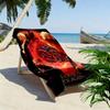 House of Dragon Print Beach Towel, Large Soft Quick Dry Towel for Beach Camping Swimming