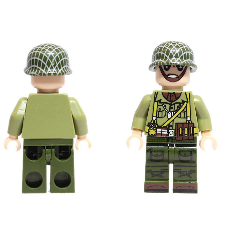 Militärische Soldaten des 2. Weltkriegs, Minifiguren, verschiedene Länder, Bausteinziegel, Weihnachts- und Geburtstagsgeschenk für Jungen und Kinder