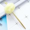 Stylo Bille Pompon Flamant Rose Dessin Animé - Stylo Peluche Mignon et Créatif pour le Bureau