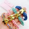 18K Gold Plated Large Chunky Letter Beads, Big Hole Alphabet Beads for Handmade Bracelet