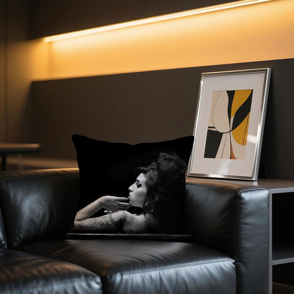 Singer A-Amy W-Winehouse cushion cover Comfortable and soft bedding skin friendly leisure sofa car office pillowcase