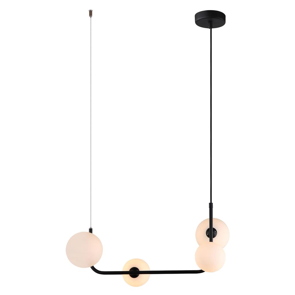Lampa Wisząca Ferrand 4 G9 Czarny Italux Mdm-4123/4 Bk