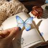 Retro Butterfly Metal Bookmark - Exquisite Chinese-Style Gift for Teachers