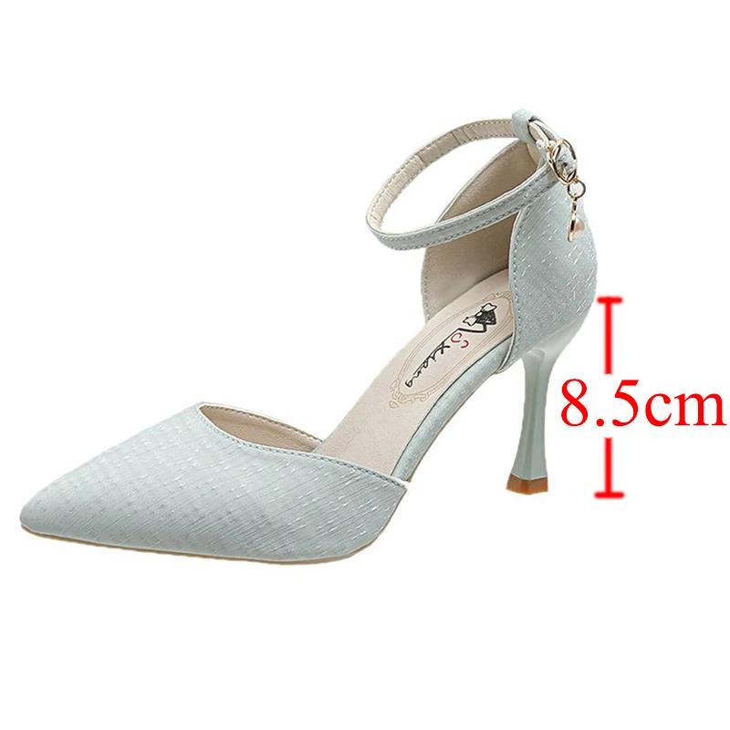 Fashion Stiletto Heels Pumps for Women Sexy Super High Heel Party Shoes Woman Pearl Elegant