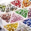Super Flash Crystal Colored Diamond Nail Glass Diamond, Guomao Flat Bottom A Diamond, Mobile Phone Case Diy Filling Accessories.