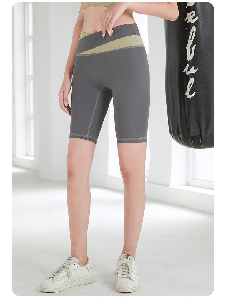 Color Block High-Waist Yoga Set: Quick-Dry, Tummy Control, Hip Lift, Two-Piece for Women