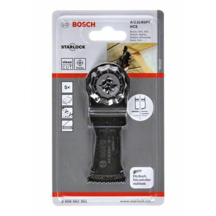 Lame De Scie Plongeante - Bosch - AIZ 32 BSPC - 40 Mm - 32 X 50 Mm - 5 Pièces