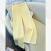 Women's Wide-Leg White Jeans, Spring Summer 2025 - Retro Slim Fit, Loose Straight-Leg Trousers