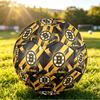 Boston Bruins Size 5 Football, Custom Name Text Personalized Soccer Ball Sport Training Gift