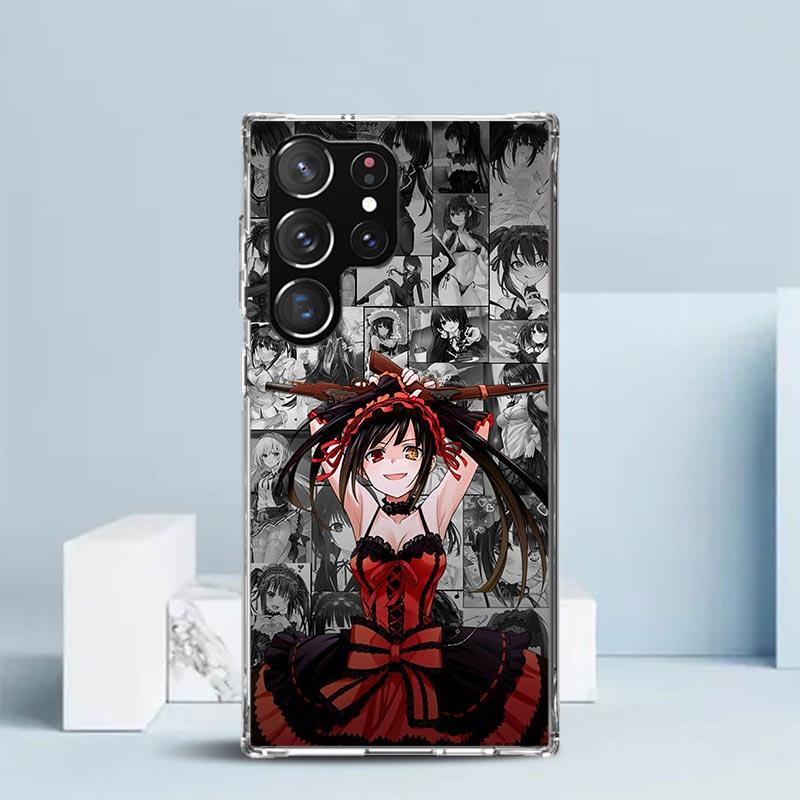 Date A Live Tokisaki Kurumi Soft Cover for Samsung Galaxy S25 Edge S26 S24 S23 Ultra Phone Case S22 S21 Plus S20 FE Print Patter