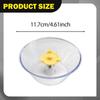 2Pcs Range Hood Oil Cups Catcher Box Easy to Clean Round Transparent Reusable Collector Kitchen
