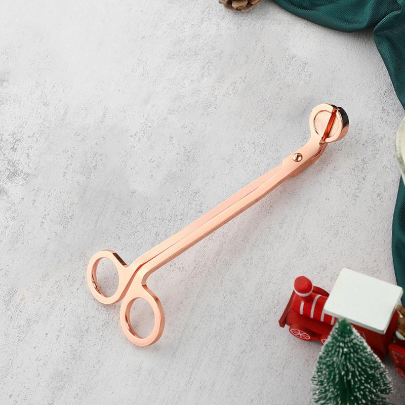 Hochwertige Dochtschere mit Clip aus Edelstahl für Duftkerzen, DIY-Kerzenherstellungsset, Partygeschenke, Hochzeitssouvenirs