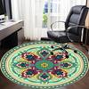 1PC Mandala Pattern Chair Carpet for Office, Indoor Non-Slip Washable Carpet, Soft Comfortable Mat For Office Room yy250930232