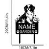 Japanese Chin Dog Memorial Metal Garden Stake Personalized Pet Grave Marker Sign